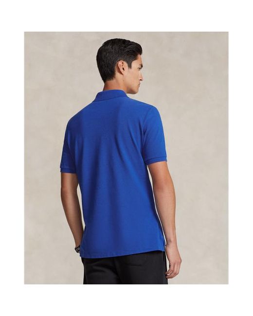 Polo Ralph Lauren Classic-Fit Piqué-Poloshirt mit Big Pony in Blue für Herren