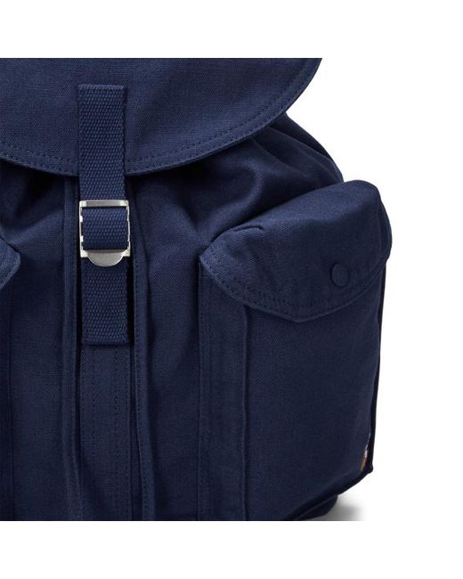 Polo Ralph Lauren Blue Flap-top Canvas Backpack for men