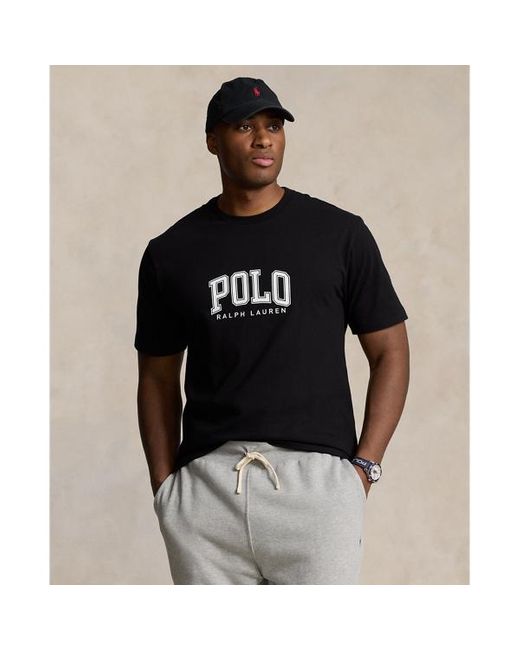 Ralph Lauren Black Big & Tall - Logo Jersey T-shirt for men