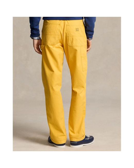 Pantalón de carpintero Dungaree Fit Polo Ralph Lauren de hombre de color Yellow
