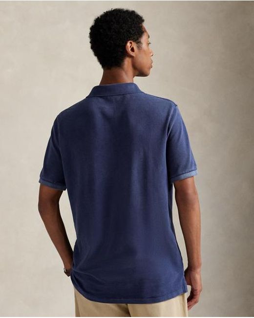 Polo Ralph Lauren Blue The Ralph Lauren Logo Polo Shirt for men