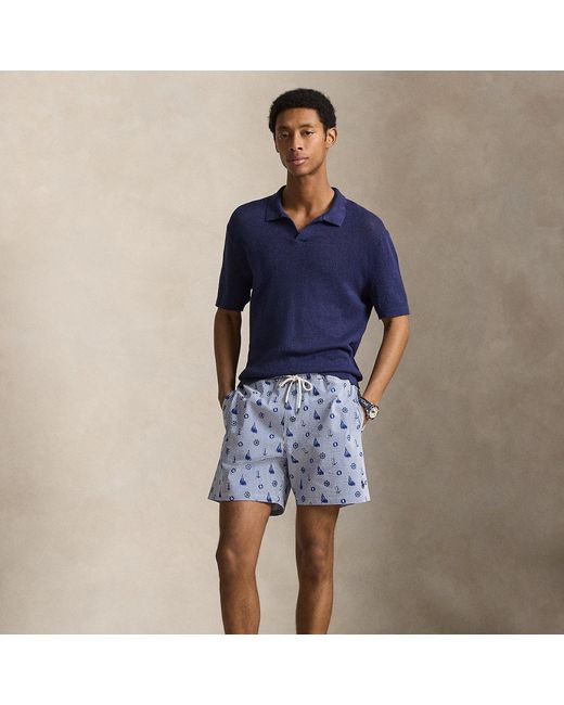 Polo Ralph Lauren Blue 14.5-Cm Traveller Swimming Shorts for men