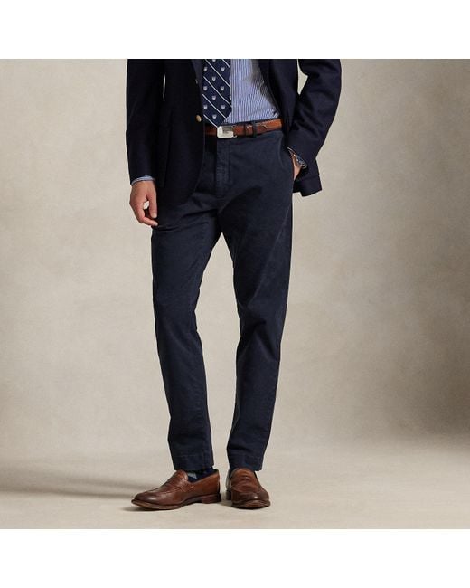 Polo Ralph Lauren Blue Jarrett Slim Fit Sateen Trouser for men