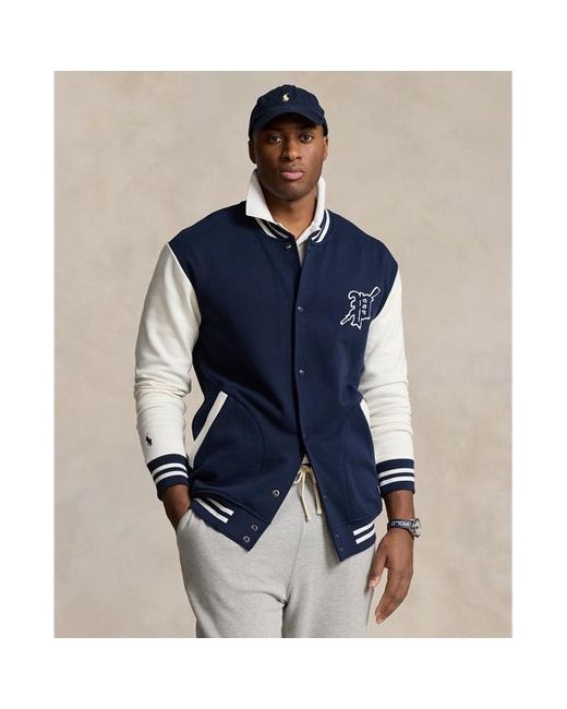 Polo Ralph Lauren Blue Big & Tall - Fleece Baseball Jacket for men