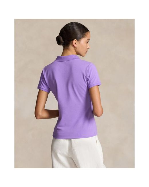 Polo Ralph Lauren Purple Slim Fit Stretch Polo Shirt