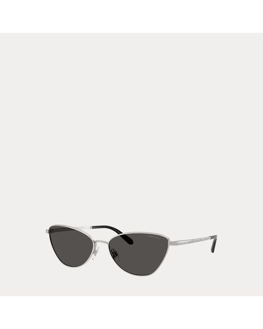 Ralph Lauren Brown Western Rectangle Sunglasses