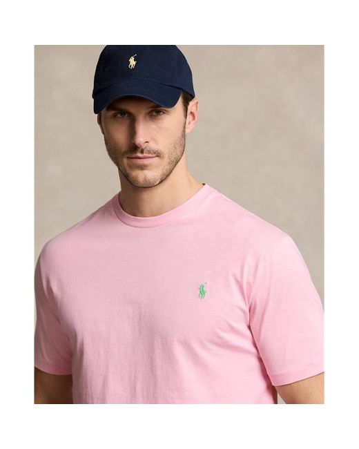 Polo Ralph Lauren Pink Ralph Lauren Jersey Crewneck T-shirt for men
