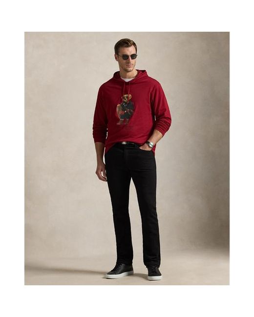 Polo Ralph Lauren Red Ralph Lauren Polo Bear Jersey Hooded T-Shirt for men