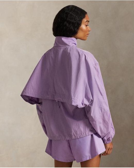 Polo Ralph Lauren Purple Overlay Windbreaker