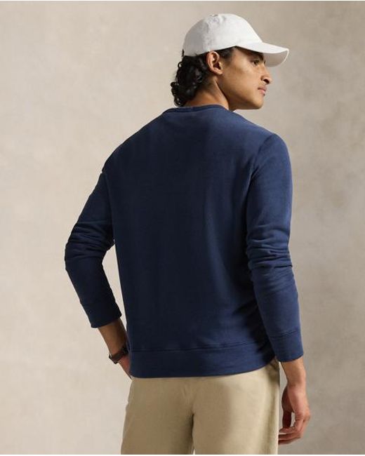 Polo Ralph Lauren Blue French Terry Sweatshirt for men