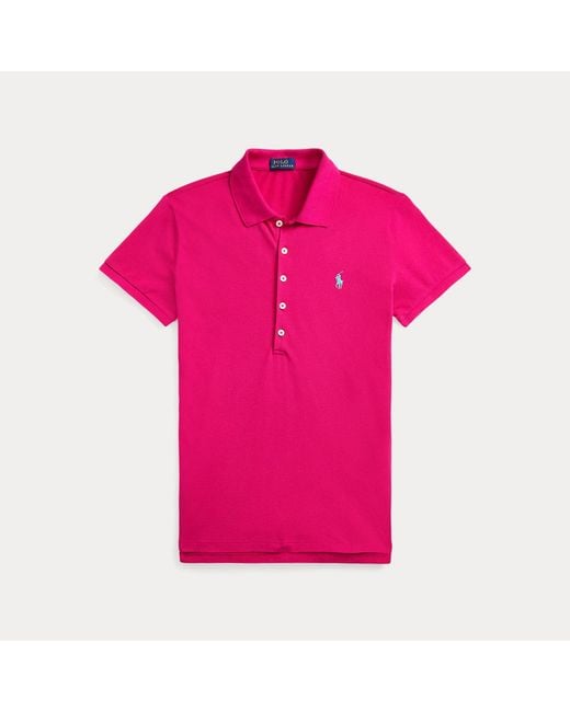 Polo Ralph Lauren Pink Slim Fit Stretch Polo Shirt