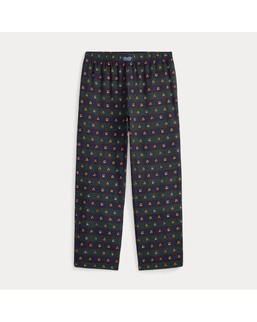 Polo Ralph Lauren Gray Ralph Lauren Boy's Tie-Print Twill Sleep Pant for men
