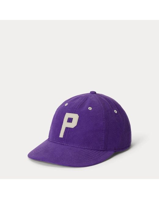 Polo Ralph Lauren Purple Chamois Ball Cap for men