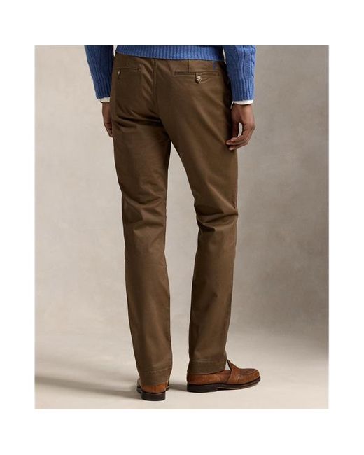 Pantaloni Bedford stretch Straight-Fit di Polo Ralph Lauren in Natural da Uomo