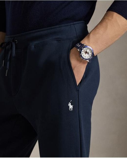 Polo Ralph Lauren Blue Double-knit Joggers for men