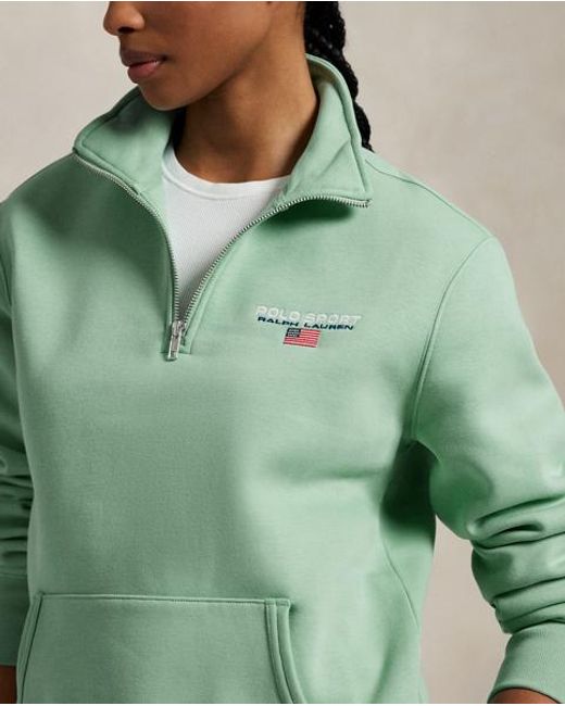 Polo Ralph Lauren Fleece-Sweatshirt Polo Sport in Green für Herren