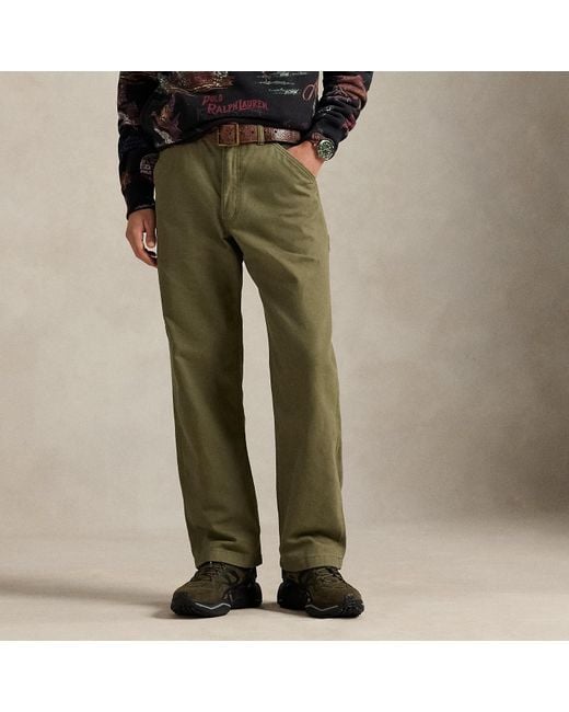 Ralph Lauren Green Polo Dungaree Fit Carpenter Trouser for men