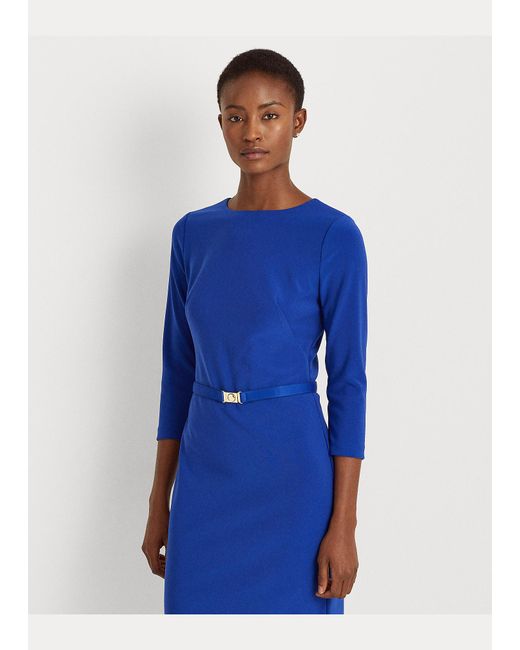 Ralph lauren belted jersey dress Clearance