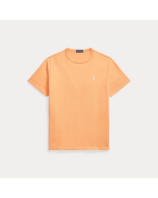 Polo Ralph Lauren Orange Classic Fit Jersey Crewneck T-Shirt for men