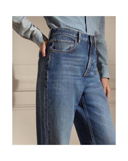 Ralph Lauren Blue Ralph Lauren Novah High-Rise Wide-Leg Jean