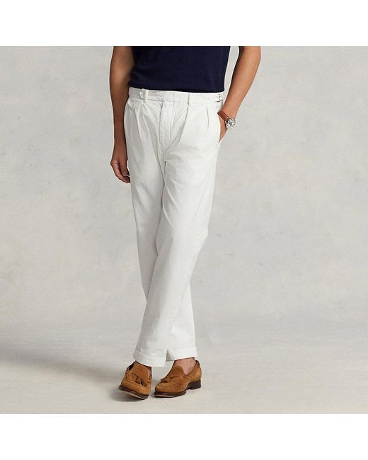 Pantalon slim fuselé à pinces en sergé Polo Ralph Lauren pour homme | Lyst