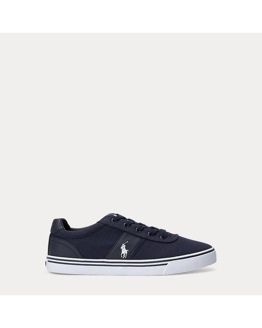 Polo Ralph Lauren Blue Hanford Canvas Trainer for men