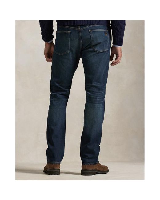 Ralph Lauren Big Tall Hampton Relaxed Straight Polo Pony Jean in Blue for Men Lyst UK
