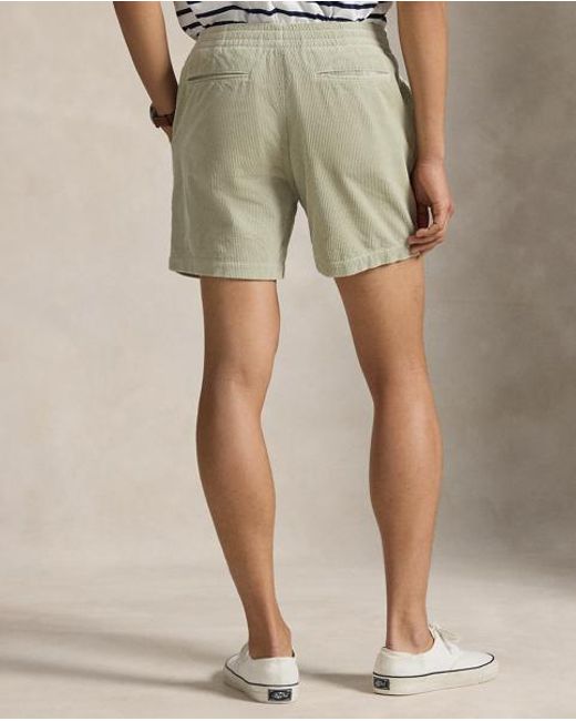 Polo Ralph Lauren Natural 15 Cm Polo Prepster Corduroy Shorts for men