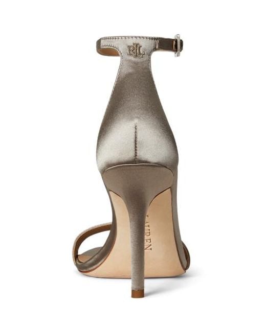 Ralph Lauren Metallic Sandale Allie Mit Verzierter Schnalle