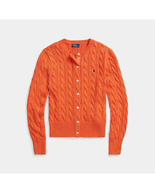 Polo Ralph Lauren Orange Cardigan