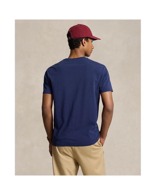 Polo Ralph Lauren Classic Fit Jersey T-shirt Met Print in het Blue voor heren