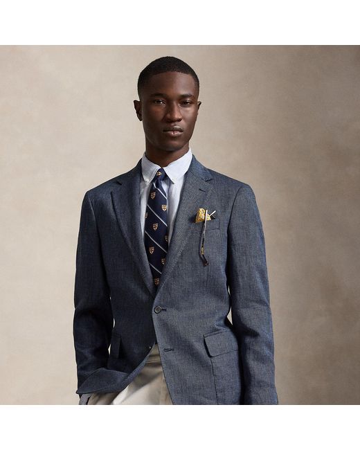 Polo Ralph Lauren Blue Polo Modern Fit Nailhead Blazer for men