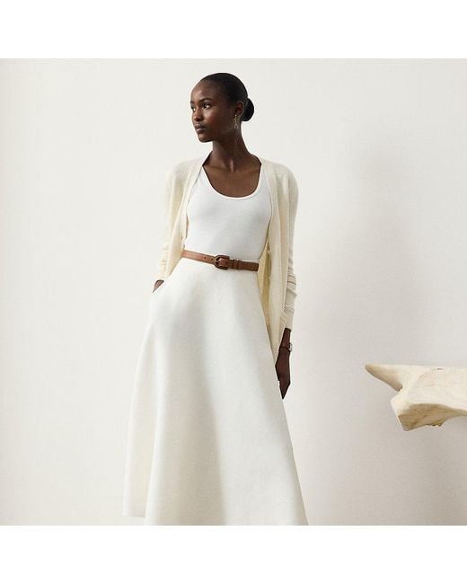 Ralph Lauren White Leinenrock Erica