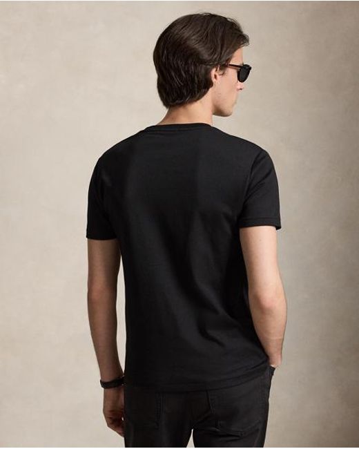 Polo Ralph Lauren White Custom Slim Soft Cotton Tee Iconic Exclusive for men