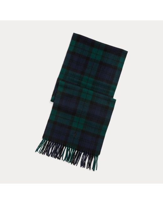 Écharpe écossaise en cachemire Polo Ralph Lauren pour homme en coloris Vert  | Lyst