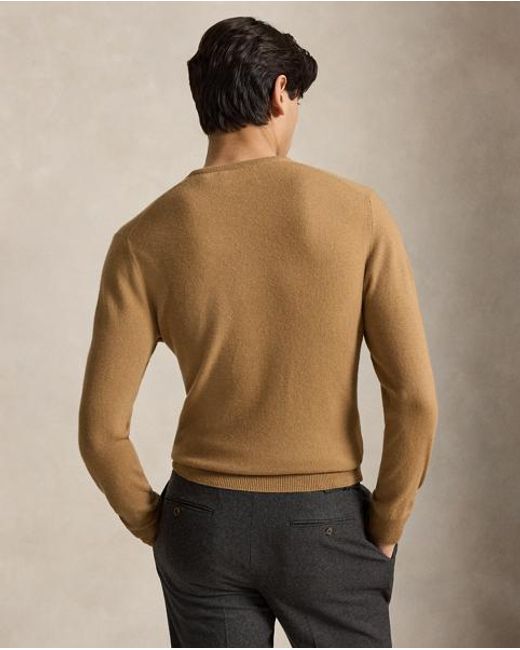 Polo Ralph Lauren Brown Wool Crewneck Jumper for men
