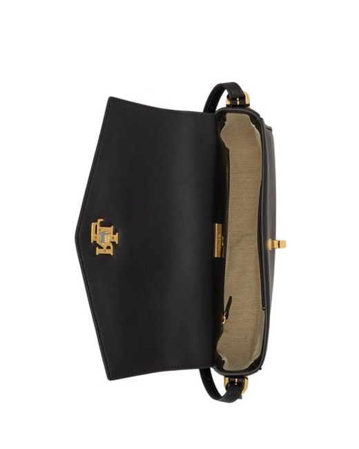 Ralph Lauren Brown Nappa Leather Medium Farrah Shoulder Bag