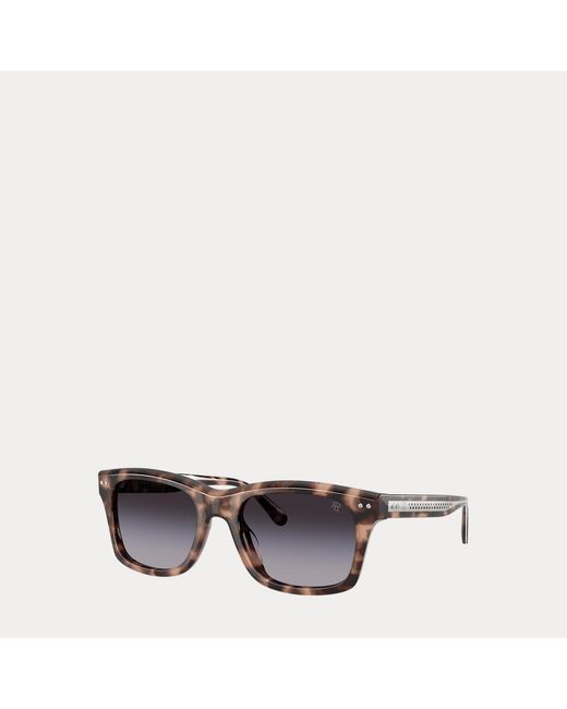 Ralph Lauren Gray Automotive Square Sunglasses