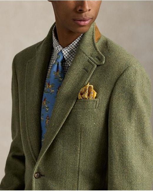 Polo Ralph Lauren Die Strukturierte Tweedjacke Rl67 in Green für Herren