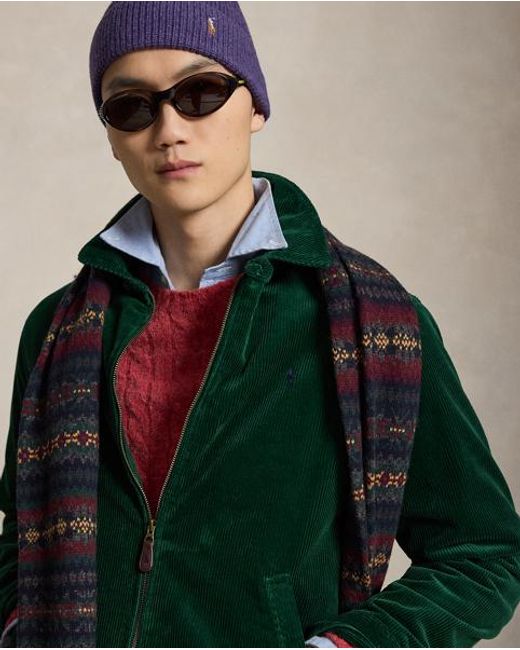Polo Ralph Lauren Green The Wynton Corduroy Jacket for men