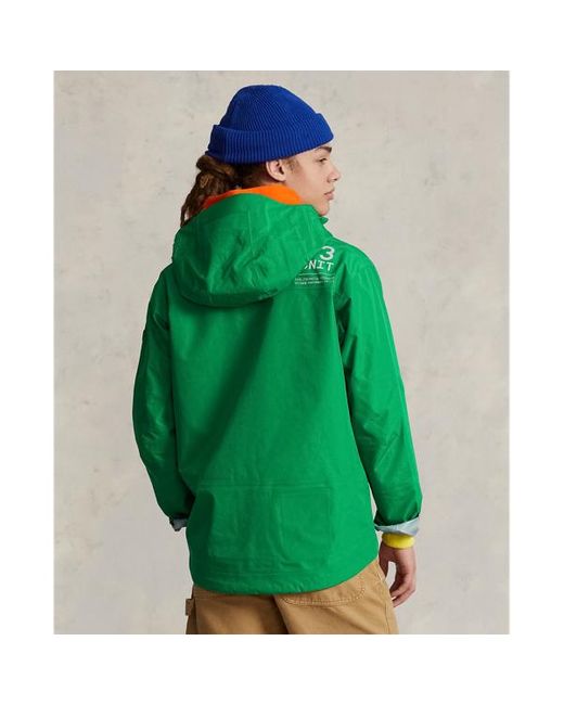 RLX Ralph Lauren Green Ralph Lauren Water-repellent Hooded Jacket for men