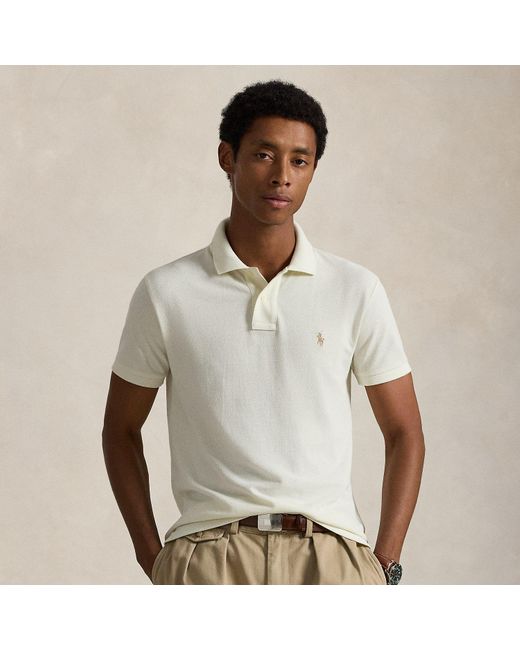 Polo Ralph Lauren Natural Slim Fit Mesh Polo Shirt for men
