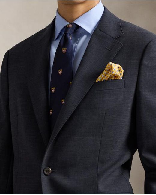 Polo Ralph Lauren Blue Polo Modern Fit Wool-Blend Suit Jacket for men
