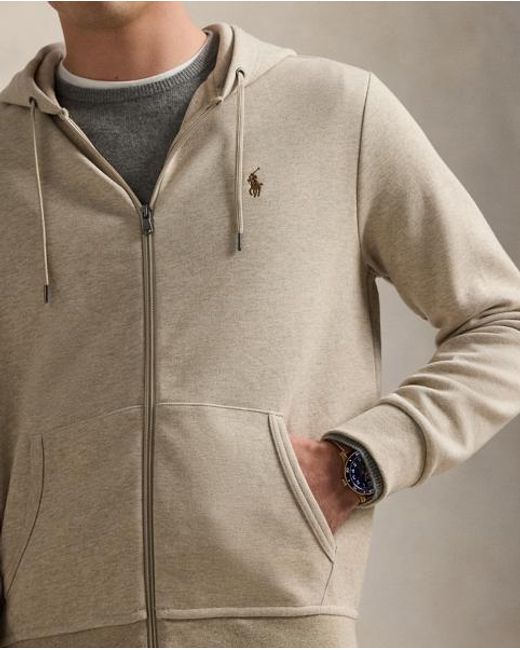 Polo Ralph Lauren Natural Double-Knit Full-Zip Hoodie for men