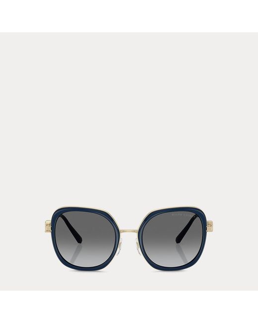 Ralph Lauren Gray Rl Square Sunglasses