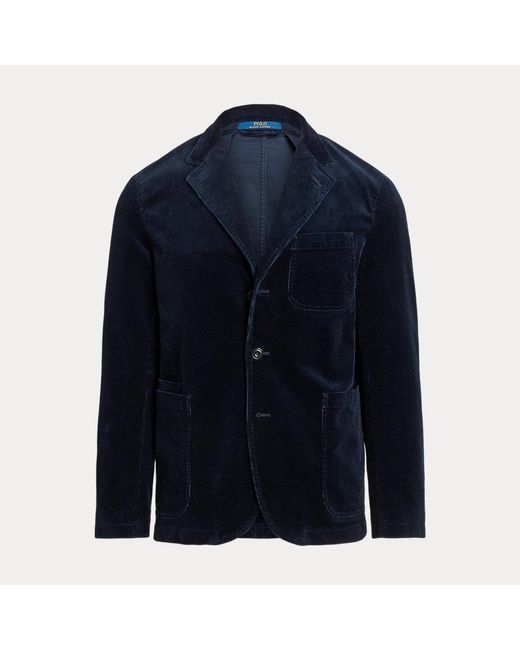 Polo Ralph Lauren Moderne Anzugjacke aus Stretch-Kordsamt in Blue für Herren