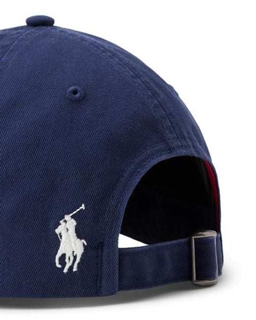 Polo Ralph Lauren Blue Usa Twill Ball Cap for men