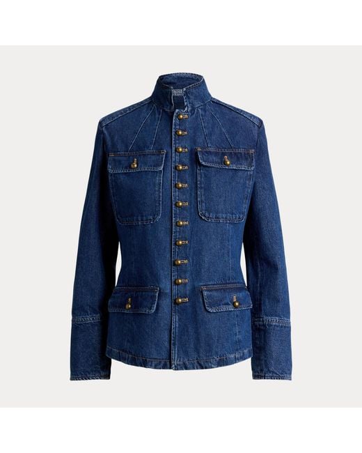 Polo Ralph Lauren Blue Denim Utility Jacket