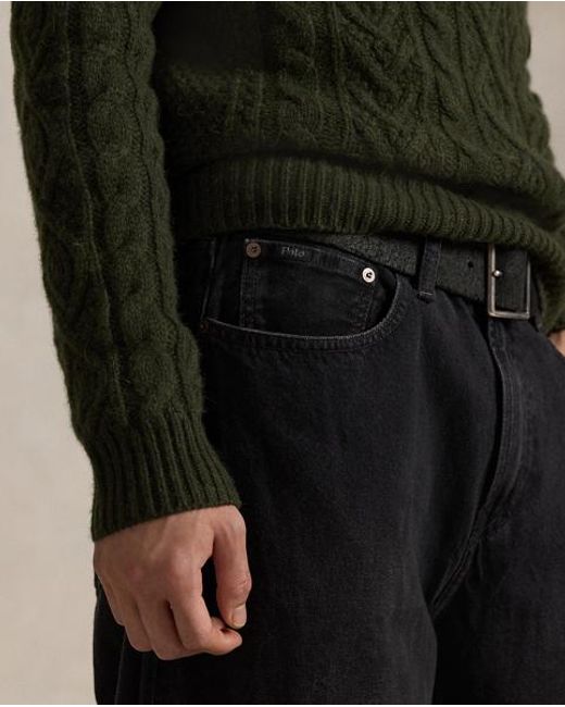 Ralph Lauren Black Rivington Relaxed Jeans for men