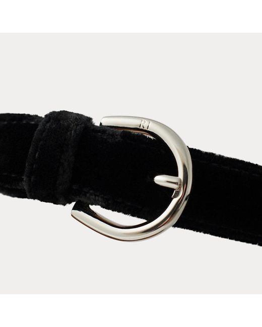 Sandalia De Plataforma Arding De 125 Mm Ralph Lauren de color Black